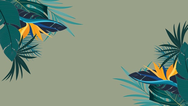 Abstract floral and nature background illustration vector