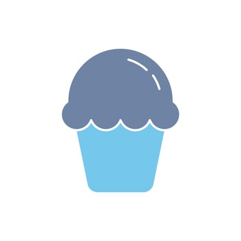 muffin concept line icon. Simple element illustration. muffin concept outline symbol design. vector
