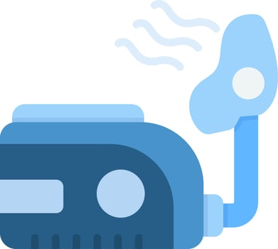 Nebulizer Flat Icon vector
