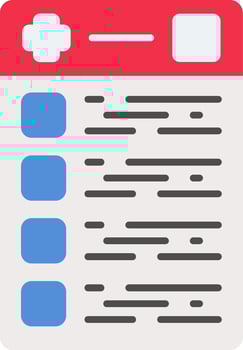 Medical Chart Flat Icon vector
