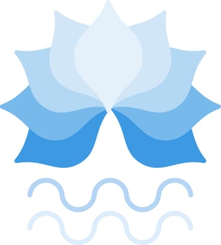 Relaxation Techniques Flat Icon vector