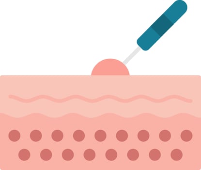 Wart Flat Icon vector