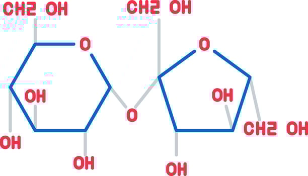 Sucrose Flat Icon vector