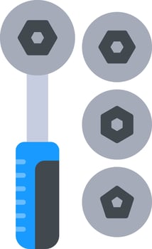 Socket Set Flat Icon vector