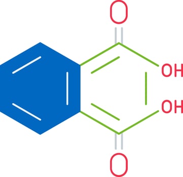 Phthalic Acid Flat Icon vector
