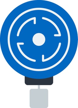 Roundabout Flat Icon vector