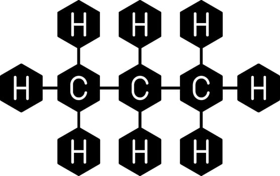 Propane Glyph Icon vector