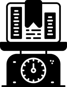 Light Glyph Icon vector