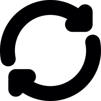 Refresh Glyph Icon vector