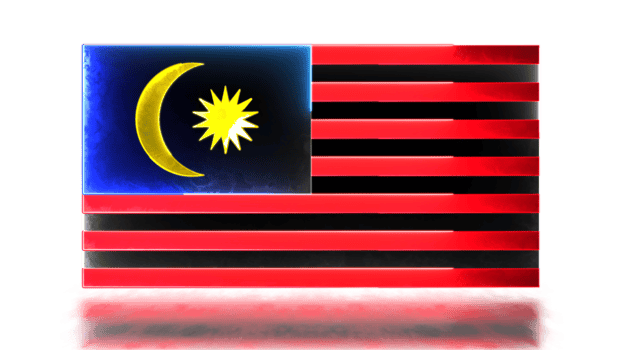 neon glow icons, national flag of Malaysia png