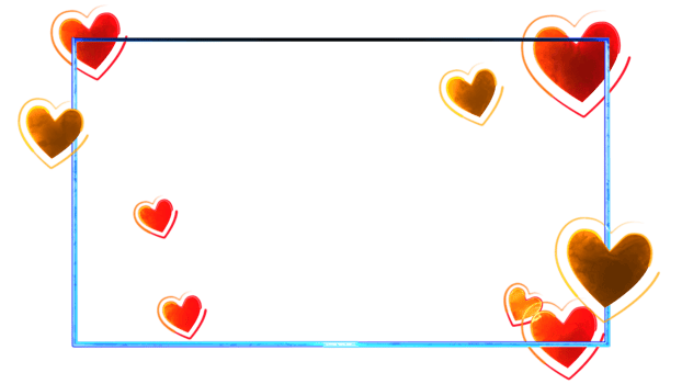 Glowing heart shape neon png