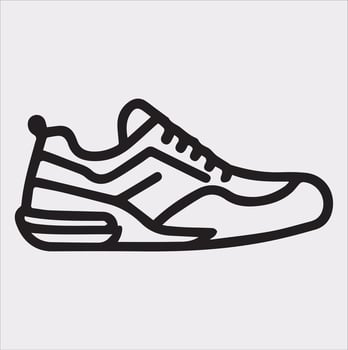 Trendy Boot Illustration on Pure White Background vector