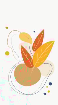 Autumn abstract illustration with copy space. For YouTube Shorts, Instagram Reels and Storys, Digital marketing backdrop, Business , corporate presentation, invitation vector
