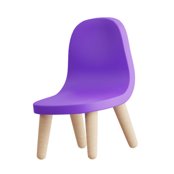 Chair 3D Icon. Lounge Chair 3D Icon png