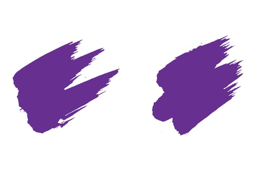 Paint brush stroke set, grungy ink brush stroke, colorful dirty brush stroke vector