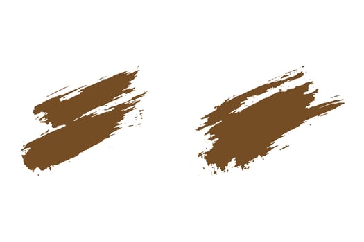 Paint brush stroke set, grungy ink brush stroke, colorful dirty brush stroke vector