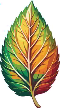 Green ripe leaf vector