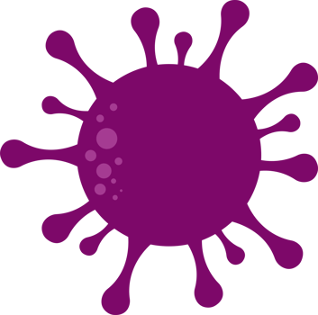 Monkeypox virus illustration png