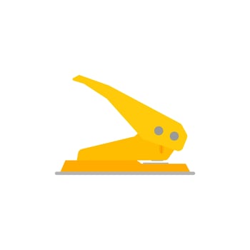 Hole puncher icon. office paper punch machine symbol vector
