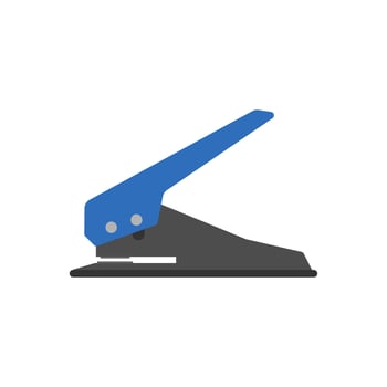 paper hole puncher icon flat style illustration vector