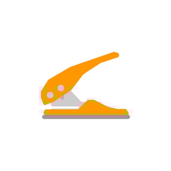 paper puncher flat design illustration vector