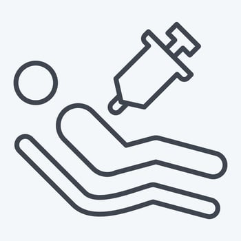 Icon Euthanasia. related to Seath symbol. line style. simple illustration vector