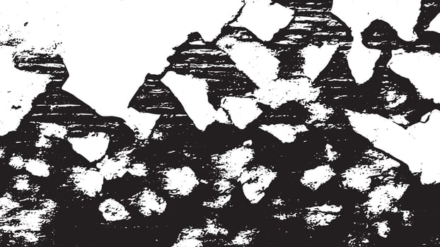 Cement Plaster Wall Texture Grunge and Distressed Monochrome Overlay for Black and White Backgrounds vector