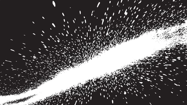 Heavy Black Distressed Texture Gritty and Grunge Design for Monochrome Overlays vector