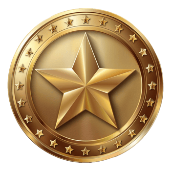 gold star award png