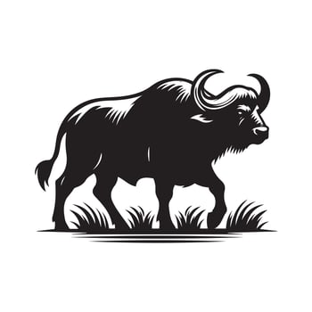 The Life Cycle of a Buffalo vector