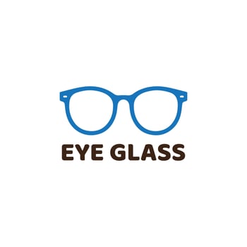 Eye glass editable vector
