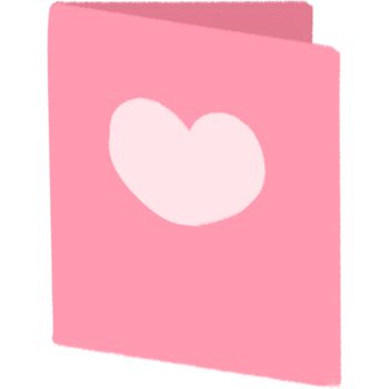 Heart Card Valentine Day Cute Illustration png