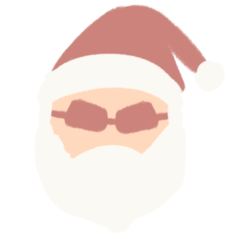 Santa Claus Red Glasses And A Christmas Hat Christmas Illustration png