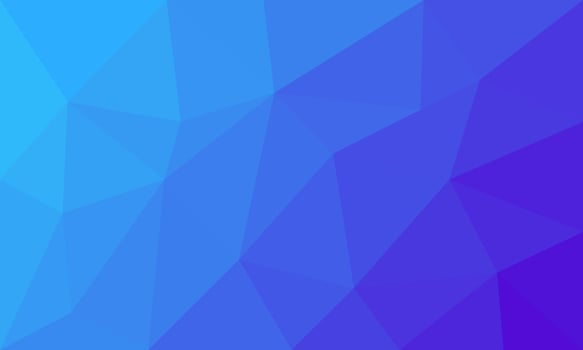 Colorful gradation abstract geometric polygon background. Elegant blue sky color gradient atmosphere illustration template for banner, web, cover, greeting, decoration, display, advertising, surface vector