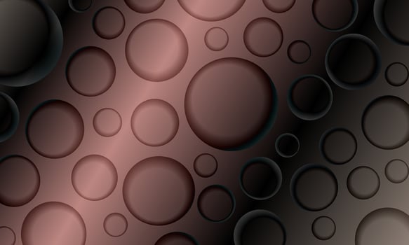 Abstract liquid fluid circles hologram color background. sphere shape dark brown light. artistic wallpaper. vector