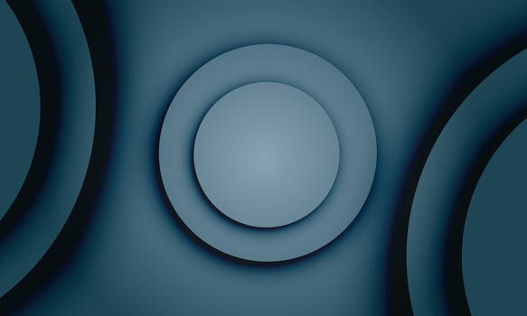 Abstract circle papercut smooth blue composition. vintage old wallpaper. vector