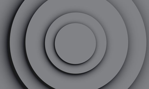 Abstract circle papercut smooth color composition. neutral color. vector