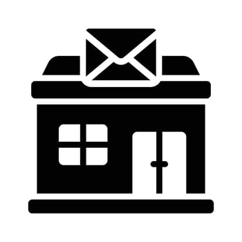 An amazing icon of post office in modern design style vector