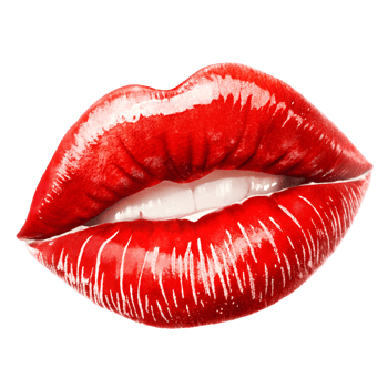 kisses, red lipstick, red lipstick isolated on transparent background png