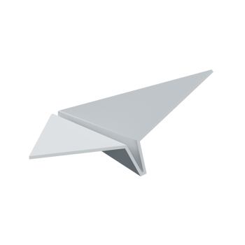 3d paper airplane origami aircraft delivery icon png