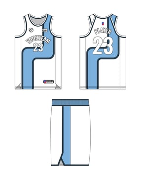 Basketball jersey template design. Basketball uniform mockup design. Tank top sport sublimation apparel design. vector