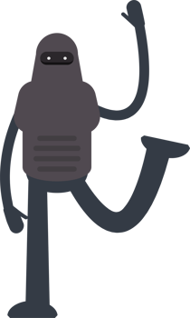 Robot Character Relaxing Illustration png