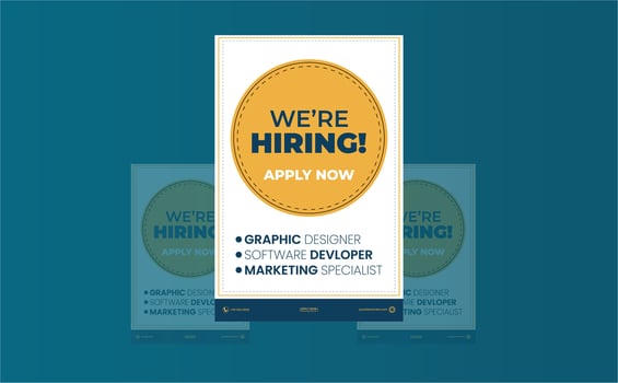 Your Dream Job Awaits We Are Hiring vector