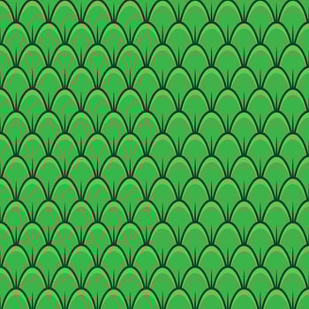 Dragon scales Seamless Pattern, abstract background vector