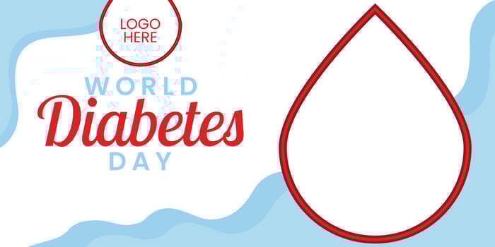 World Diabetes Day Banner Background vector