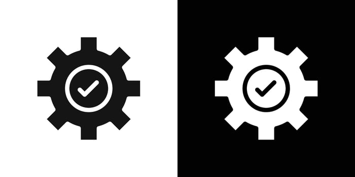 Engineering tool icon Flat fill set collection vector