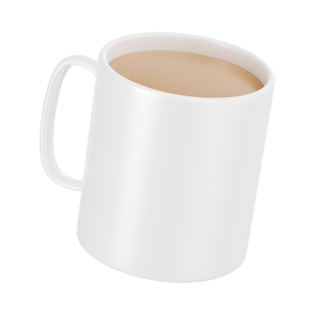 Coffee Cup 3d icon illustration png