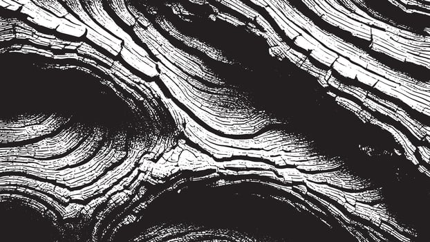 Black on White Monochrome Textured Overlay for 4K Background Designs vector