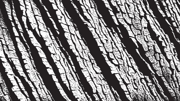 Monochrome Blackened Texture Overlay with Distressed Elements on White vector