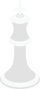 White King Chess Illustration vector